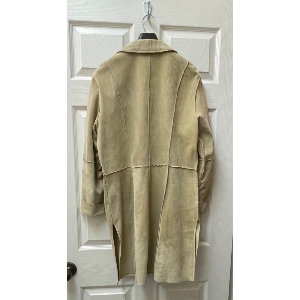 Reversible Leather Boho Suede Leather Women's Duster Jacket Coat Size Medium‎ - Picture 4 of 16